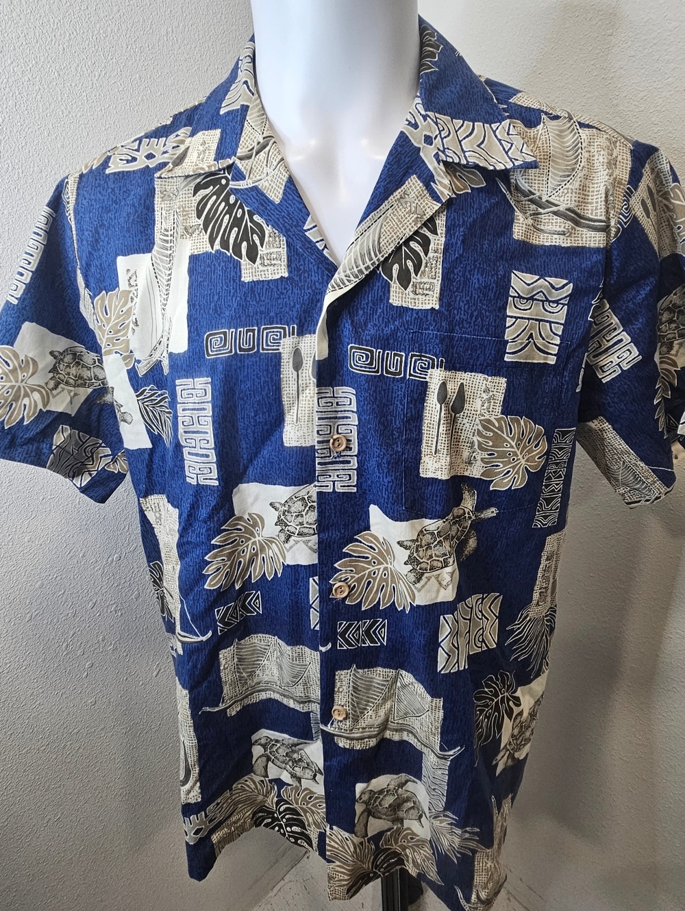 Rainbow Hawaii Hawaiian Short Sleeve Men's Large